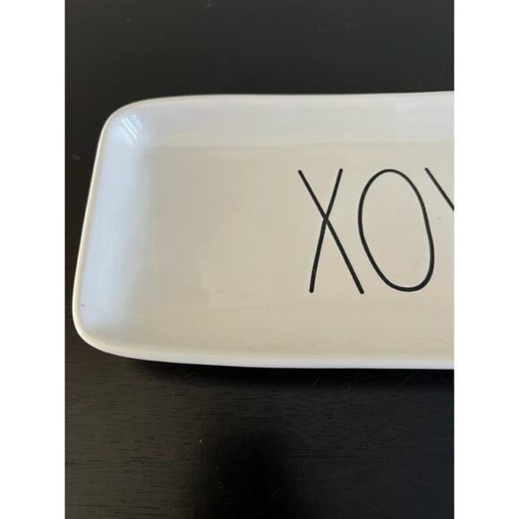 Rae Dunn 2016 XOXO Valentine Platter- M Stamped - Picture 5 of 6